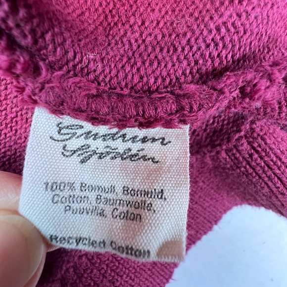 GUDRUN SJODEN Open Front short sleeve Knit Cardigan Sweater- Size XL - Picture 7 of 8